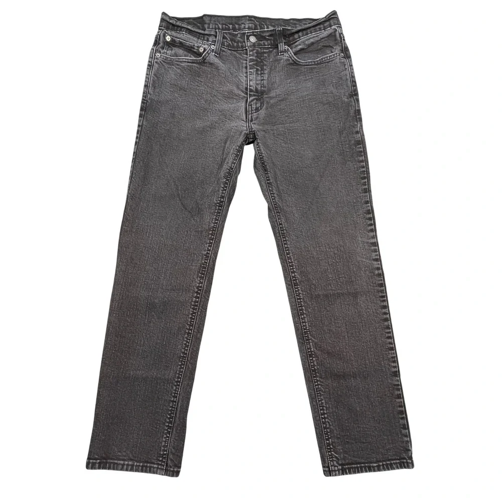 Levi's Black 541 Athletic Taper Stretch Denim Jeans Mens 34x32